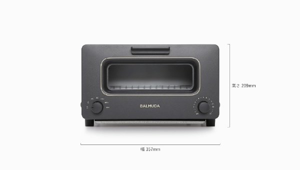 K01E-KG オーブントースター BALMUDA The Toaster（バルミューダ ザ・トースター） ブラック
