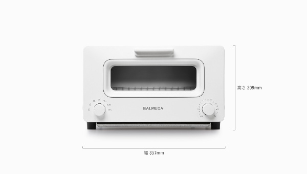 K01E-WS オーブントースター BALMUDA The Toaster ホワイト