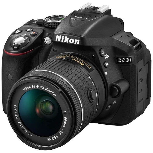 D5300 デジタル一眼レフカメラ AF-P 18-55 VRレンズキット ブラック 