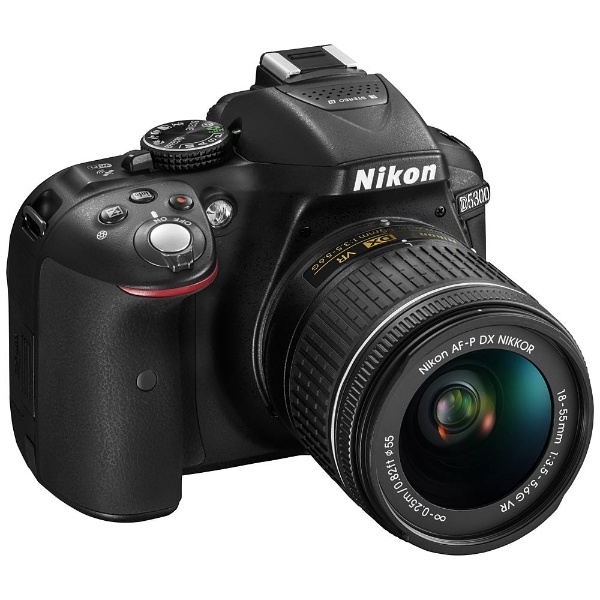 D5300 デジタル一眼レフカメラ AF-P 18-55 VRレンズキット ブラック