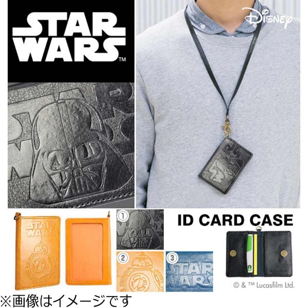 ICカードケース〕 STAR WARS ID Card Case ネックストラップ付き ロゴ