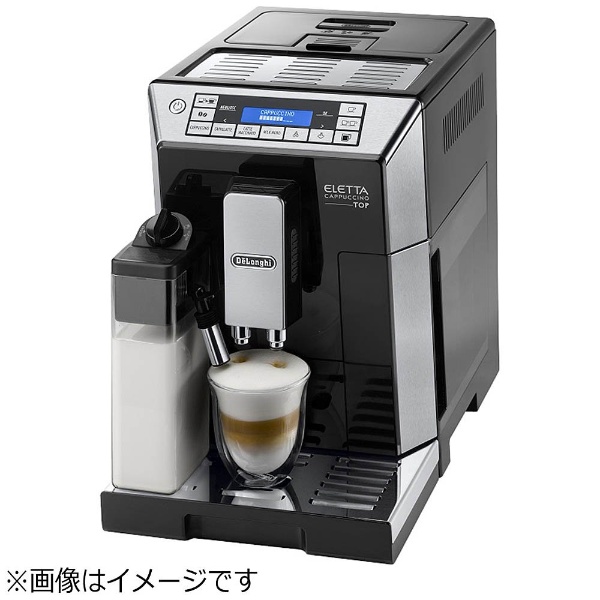全自動コーヒーマシン エレッタカプチーノトップ ブラック ECAM45760B 