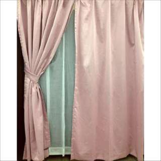4张组窗帘安排卢克(*2张布料立体皱纹:100×135cm/粉红*2张+比赛:100×133cm/白)