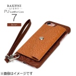 iPhone 7p@U[P[XRAKUNI LIGHT PU Leather Case Pocket Type with Strap@uE@RCP-7 BR yïׁAOsǂɂԕiEsz
