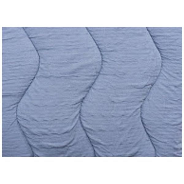 【ベッドパッド/ボックスシーツ】クラウディアベッドパッド＆マットレスカバー(ダブルサイズ/140×195cm/ブルー) フランスベッド