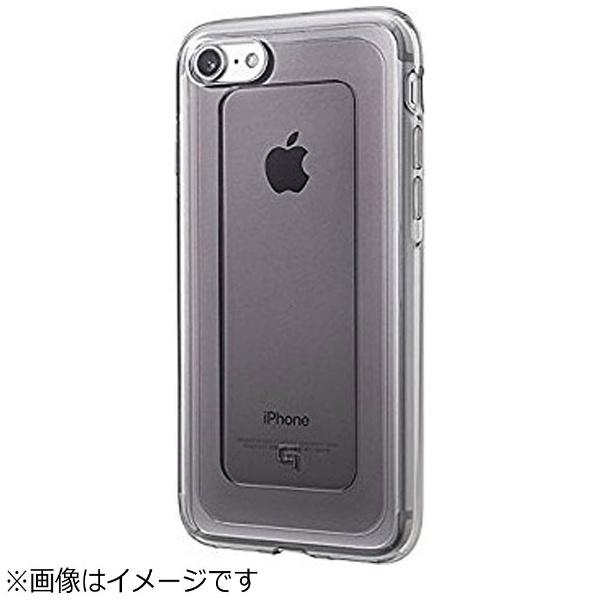 ＜ビックカメラ＞ iPhone 7用 GRAMAS COLORS GEMS Hybrid Case オニキス ブラック CHC466BK