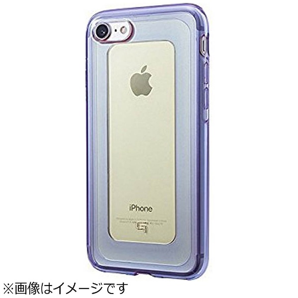  iPhone 7用 GRAMAS COLORS GEMS Hybrid Case シトリン イエロー×パープル CHC466YL