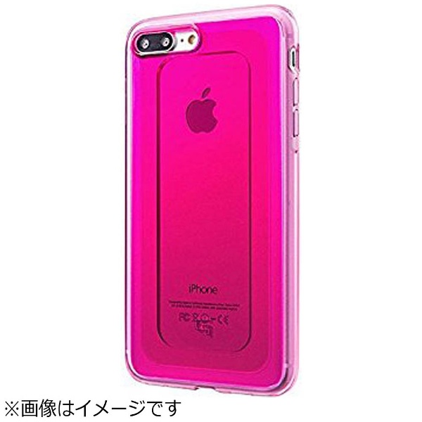 iPhone 7 正規品送料無料 本物 Plus用 GRAMAS COLORS GEMS ルビー Hybrid Case ピンク CHC476PPK