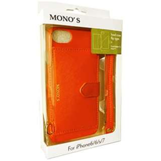iPhone 7p@MONOfS hard case flip type@Lbg@MHC67-004