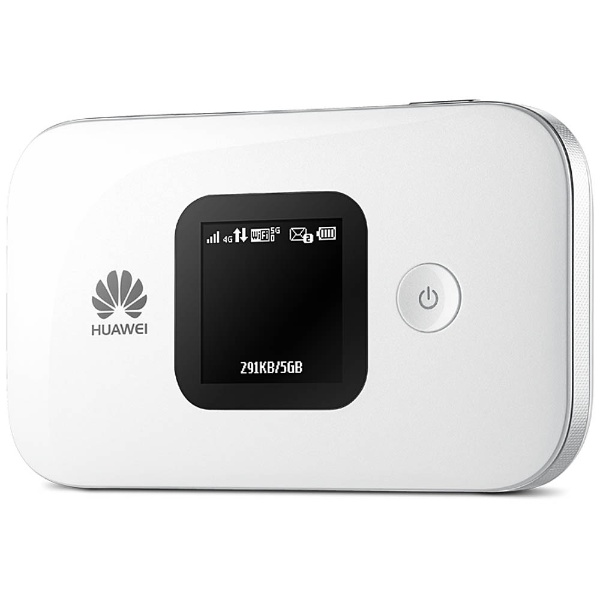 【SIMフリー】HUAWEI E5577 ホワイト [E5577S-324]  LTE/Wi-Fi［無線a/b/g/n(2.4G/5GHz)］標準SIMｘ1 SIMフリーモバイルルーター