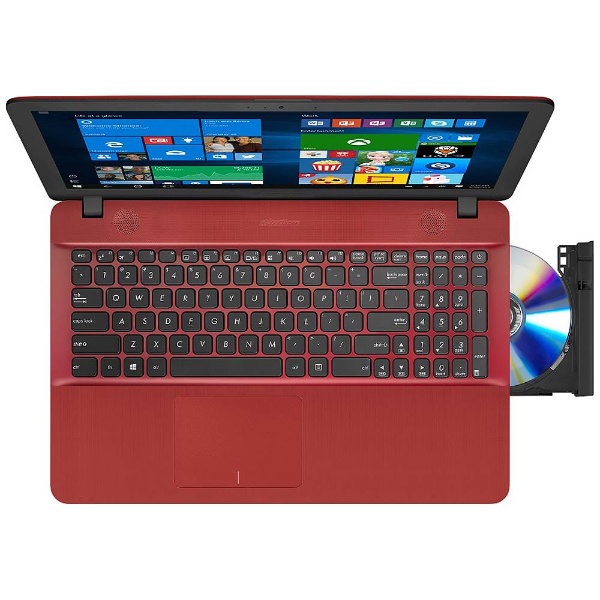 F541SA-XX246TS ノートパソコン VivoBook レッド [15.6型 /Windows10 Home /intel Celeron  /Office HomeandBusiness Premium /メモリ：4GB /HDD：500GB /2017年3月モデル]