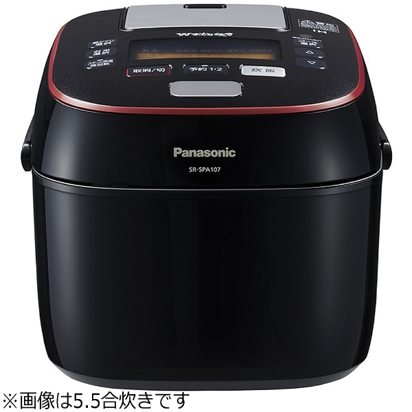 安い高評価Panasonic SR-SPA187 Wおどり炊き　2018年製 炊飯器・餅つき機