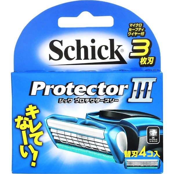 Schick（シック） プロテクタースリー 替刃8個入 〔ひげそり〕 シック
