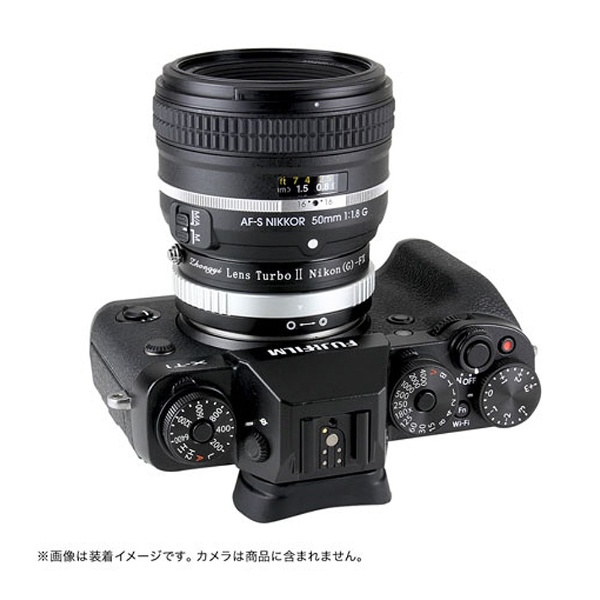 ニコンFマウントレンズ - 富士フイルムXマウント フォーカルレデューサーアダプター　Lens Turbo II　N／G-FX