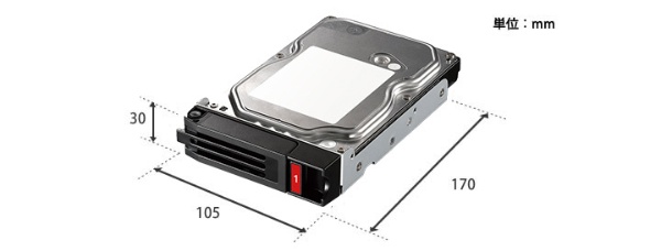 内蔵HDD テラステーション TS6000/TS5010/TS3020/TS3010シリーズ用オプション 交換用 OP-HD4.0N [4TB  /3.5インチ]
