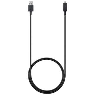 [NTT DOCOMO纯正]1.2m[USB-A⇔micro USB]电缆充电、转送黑色ATOB0112MK