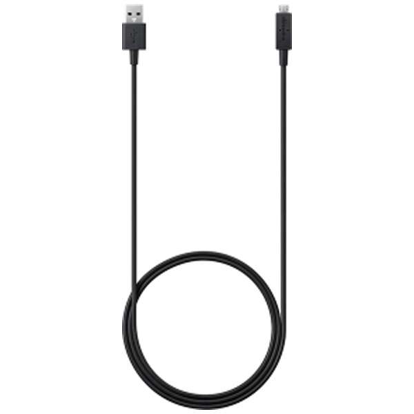 [NTT DOCOMO纯正]1.2m[USB-A⇔micro USB]电缆充电、转送黑色ATOB0112MK_1