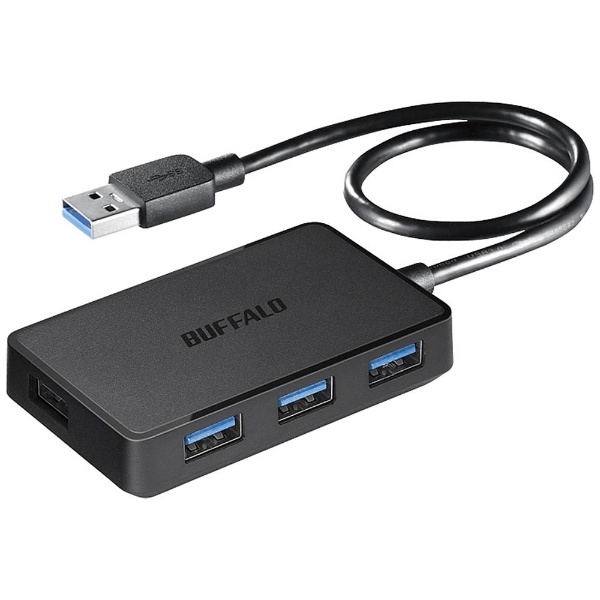 BSH4U300U3 USBハブ ブラック [バスパワー /4ポート /USB3.0対応] BUFFALO｜バッファロー 通販 | ビックカメラ.com