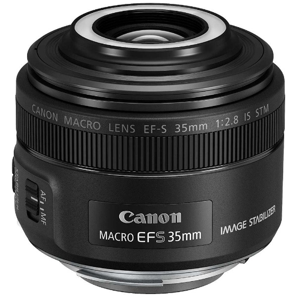 カメラレンズ EF-S35mm F2.8 マクロ IS STM APS-C用 ブラック 