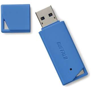 RUF3-K64GB-BL USB[ USB3.1/3.0/2.0Ή 64GB Lbv RUF3-KBV[Y u[ [64GB /USB3.1 /USB TypeA /Lbv]