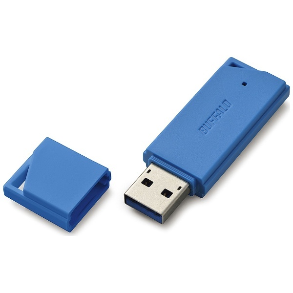 BUFFALO　USBメモリー[32GB USB3.1 キャップ式](ブルー)　RUF3-K32GB-BL