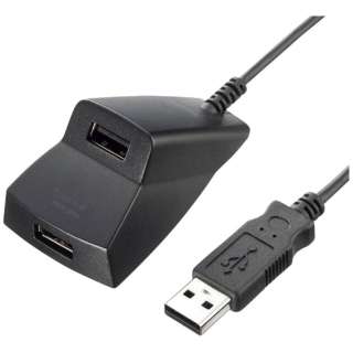 USB2H215BK USBハブ ブラック [バスパワー /2ポート /USB2.0対応]