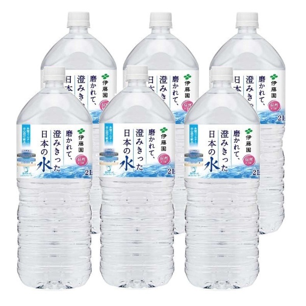 磨かれて澄みきった日本の水 2000ml 6本【ミネラルウォーター】 伊藤園｜ITOEN 通販 | ビックカメラ.com