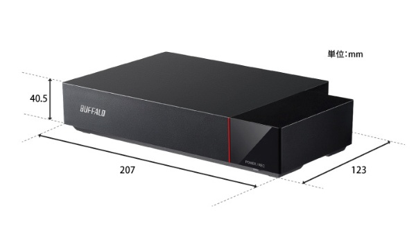 HDV-SA4.0U3/VC 外付けHDD ブラック [4TB /据え置き型]