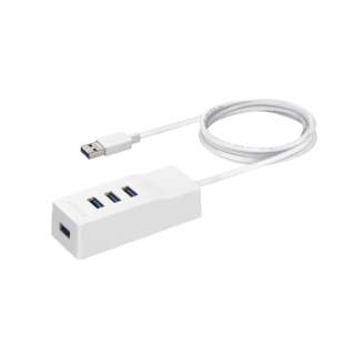 BSH4U110U3 USBハブ ホワイト [バスパワー /4ポート /USB3.0対応]