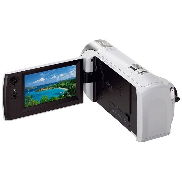 HDR-CX470 ビデオカメラ ホワイト [フルハイビジョン対応] ソニー