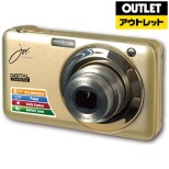 [奥特莱斯商品] 小型的数码照相机JOY-V600黄金[生产完毕物品]