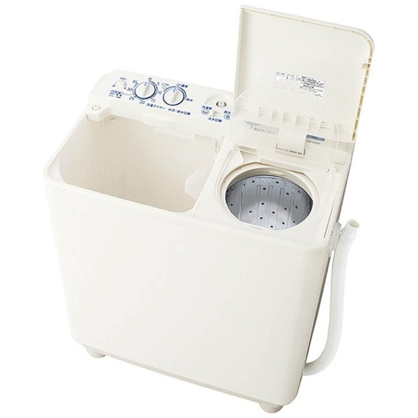 AQW-N451-W 2槽式洗濯機 ホワイト [洗濯4.5kg /乾燥機能無 /上開き 