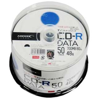 支持供数据使用的CD-R TY编码系列白TYCR80YP50SP[50台/700MB/喷墨打印机的]