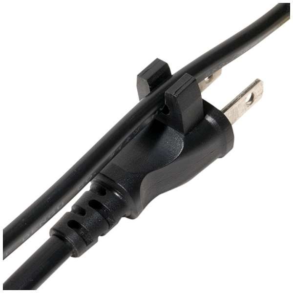 海外对应电力电缆2针接受器：2大头针插头(眼鏡型)0.6m MBC-TA/06[，为处分品，出自外装不良的退货、交换不可能]_2