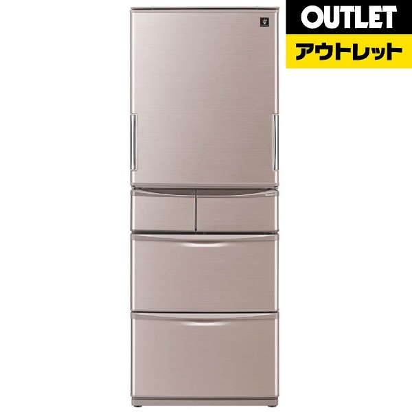 SJ-W412D-S 冷蔵庫 プラズマクラスター冷蔵庫 シルバー [5ドア /左右