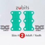 シューズクローザー Zubits Size2(青緑) ZU2TEL
