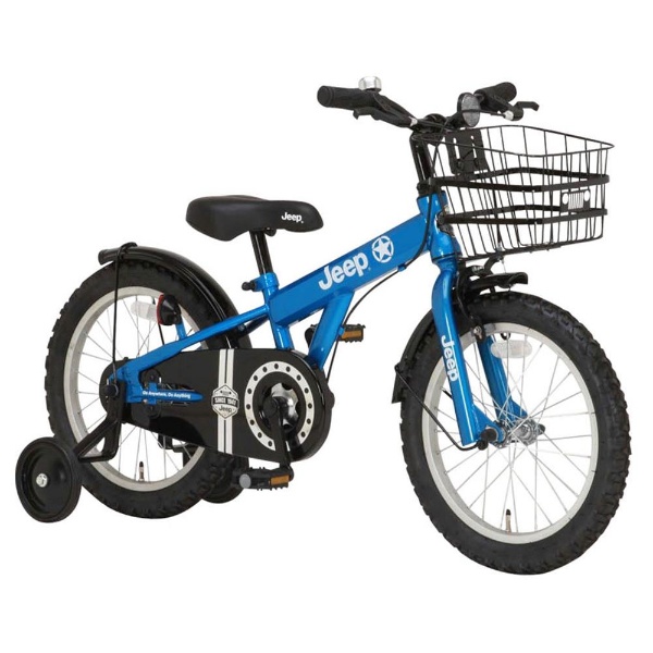 16型 幼児用自転車 JEEP JE-16G（ブルー/シングルシフト） 34120【2017年モデル】 【キャンセル・返品不可】