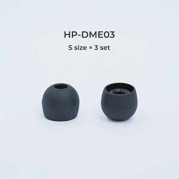 イヤーピース deep mount earpiece S 3ペア ブラック HP-DME03K