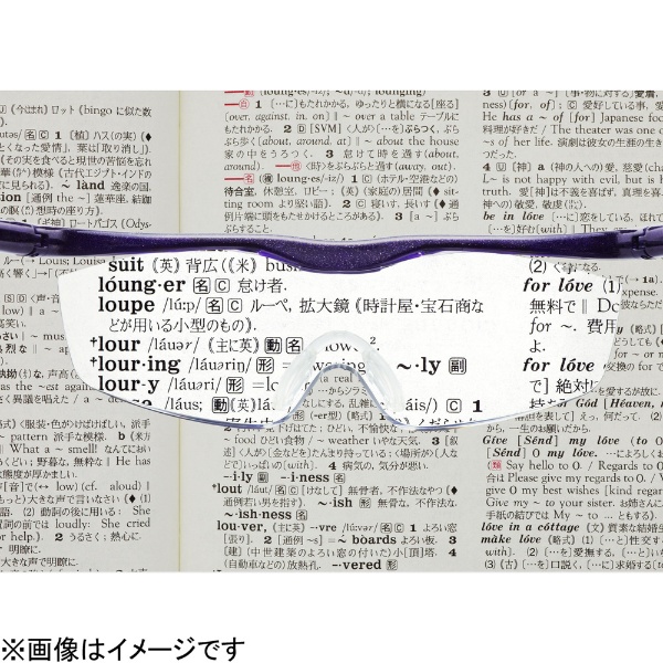 Hazuki ハズキルーペ ラージ（黒）ブルーライト対応クリアレンズ 1.32