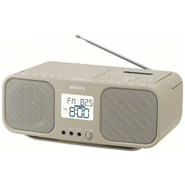 ＜ビックカメラ＞ CDラジオカセットレコーダー ホワイト CFD-S401(W) [ワイドFM対応 /CDラジカセ]