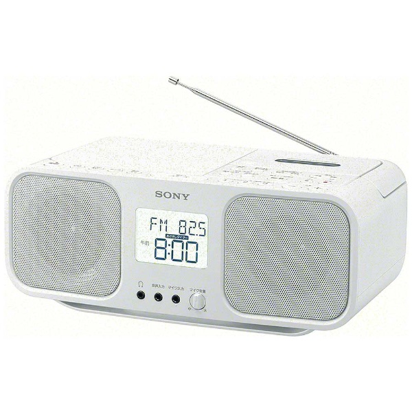 CDラジオカセットレコーダー ホワイト CFD-S401(W) [ワイドFM対応 /CD 
