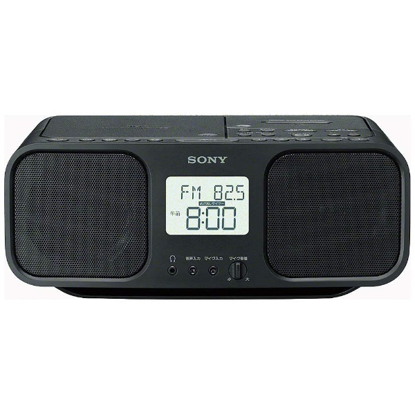 CDラジオカセットレコーダー ブラック CFD-S401(B) [ワイドFM対応 /CD 