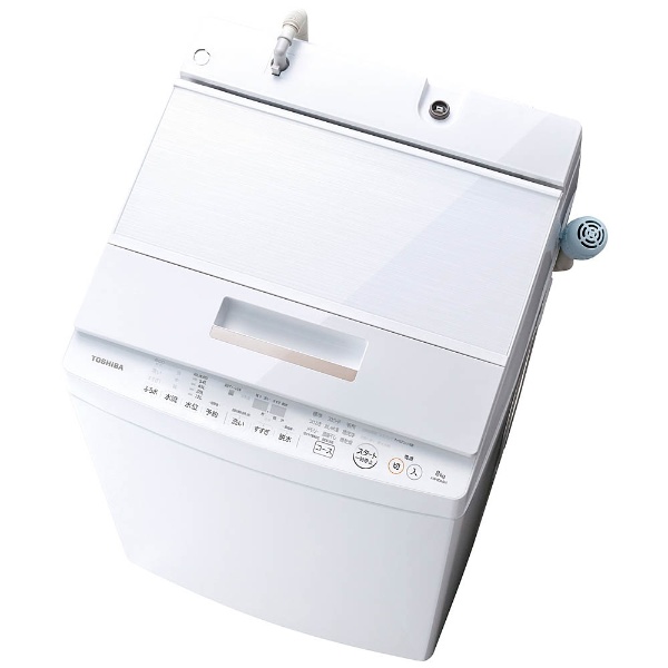 AW-8D6-W 全自動洗濯機 ZABOON（ザブーン） グランホワイト [洗濯8.0kg /乾燥機能無 /上開き] 【お届け地域限定商品】