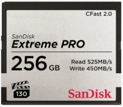 SanDisk cfastカード　128GB カードリーダー付き