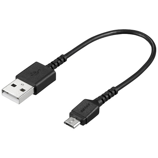 micro USB］USBケーブル 充電・転送 2.4A （0.1m・ブラック）BSMPCMB201BK [0.1m] BUFFALO｜バッファロー  通販