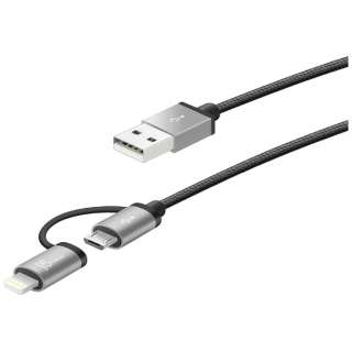 mmicro USB{CgjOnUSBP[u [dE] 2.4A i1mEubNjMFiF [1.0m]_1