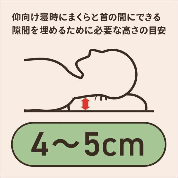 基本的枕头聚酯棉L(使用时的高度:约4-5cm)_2