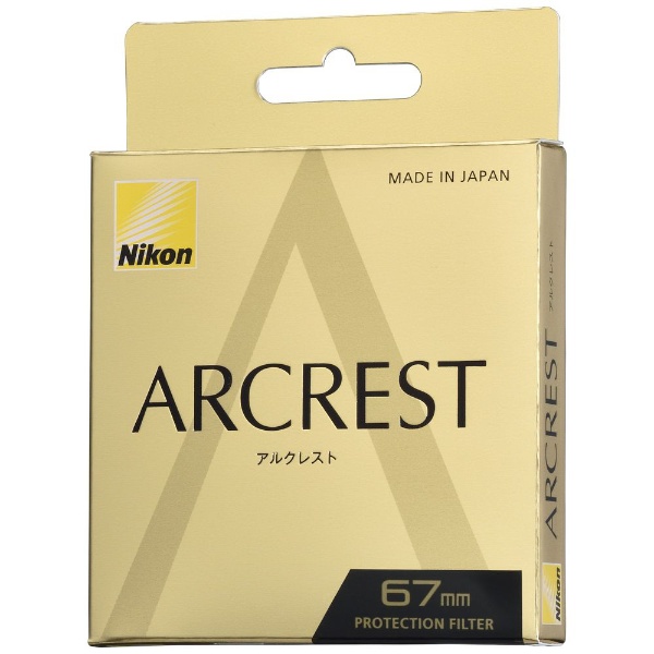 67mm レンズ保護フィルター 「ARCREST（アルクレスト）」 PROTECTION FILTER 67mm　AR-PF67