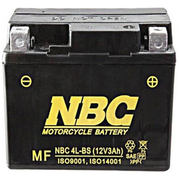 【新品 送料込み】YTX12-BS 対応 バッテリー NBC12-BS バイク