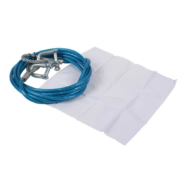 ニッサチェイン　青色　コーティングワイヤーロープ　１．２ｍｍ×１００ｍ TSY12V-BL - 1